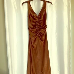 Gorgeous satin formal dress from Boston’s Filene’s